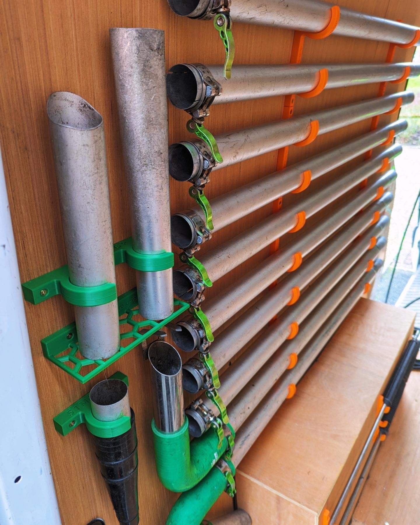 Gutter Pole and Nozzle Holders